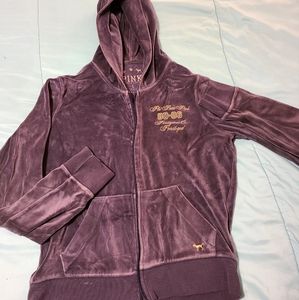 Womensn PINK zip sweater